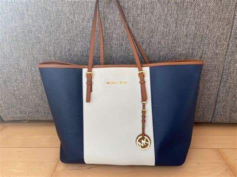 michael kors tasche blau weiß gestreift|michael kors taschen reduziert.